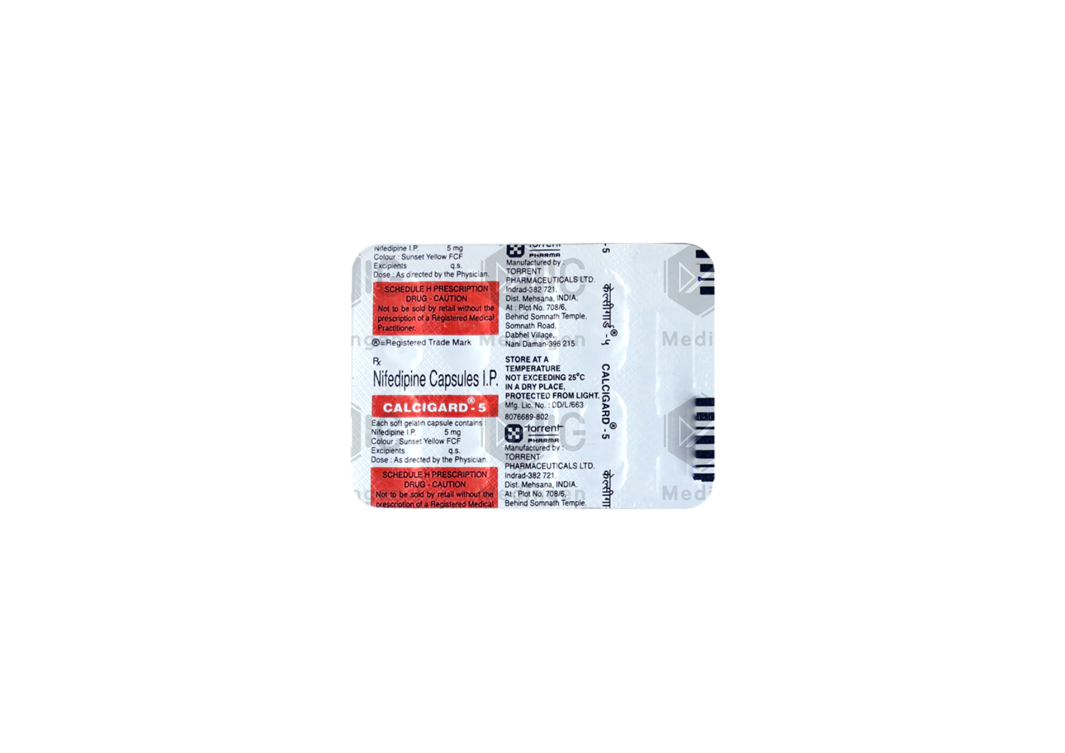 CALCIGARD 5MG CAPSULES